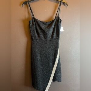 EUC windsor size small Elegant Black Glitter Dress stretchy cocktail